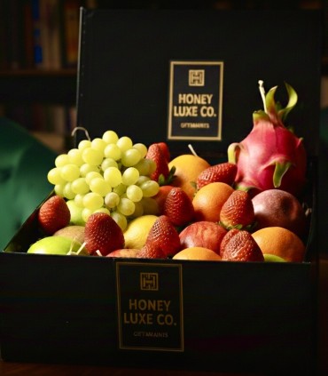 Petite Orchard Bliss Fruit Hamper | Fresh Fruit Only Gift | Honey Luxe Co.