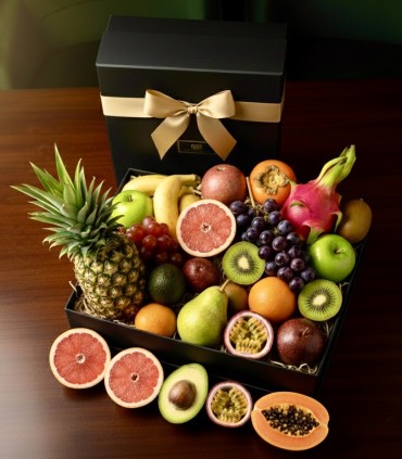 Orchard Royale Fruit Only Hamper | Luxury Fresh Fruit Gift | Honey Luxe Co.
